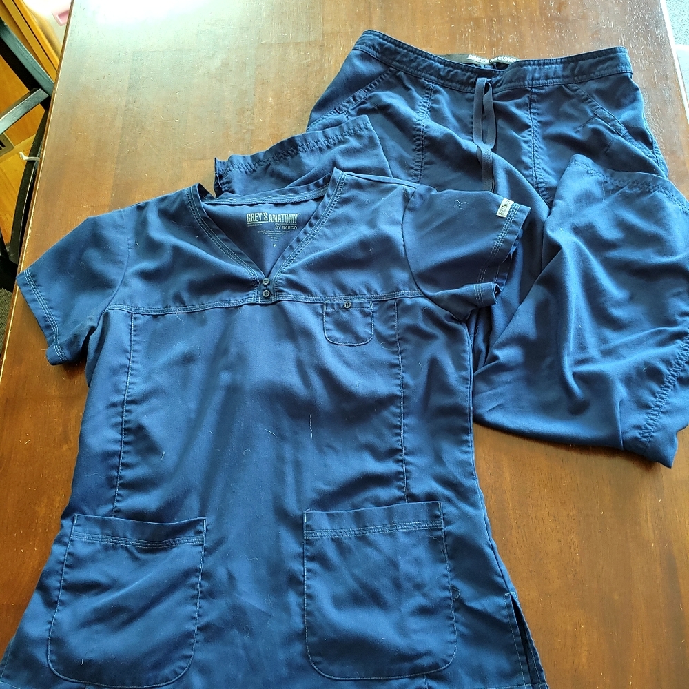Grey's Anatomy scrub top and pants